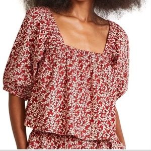 Apiece Apart Gali Shirred Top Size Small BNWT